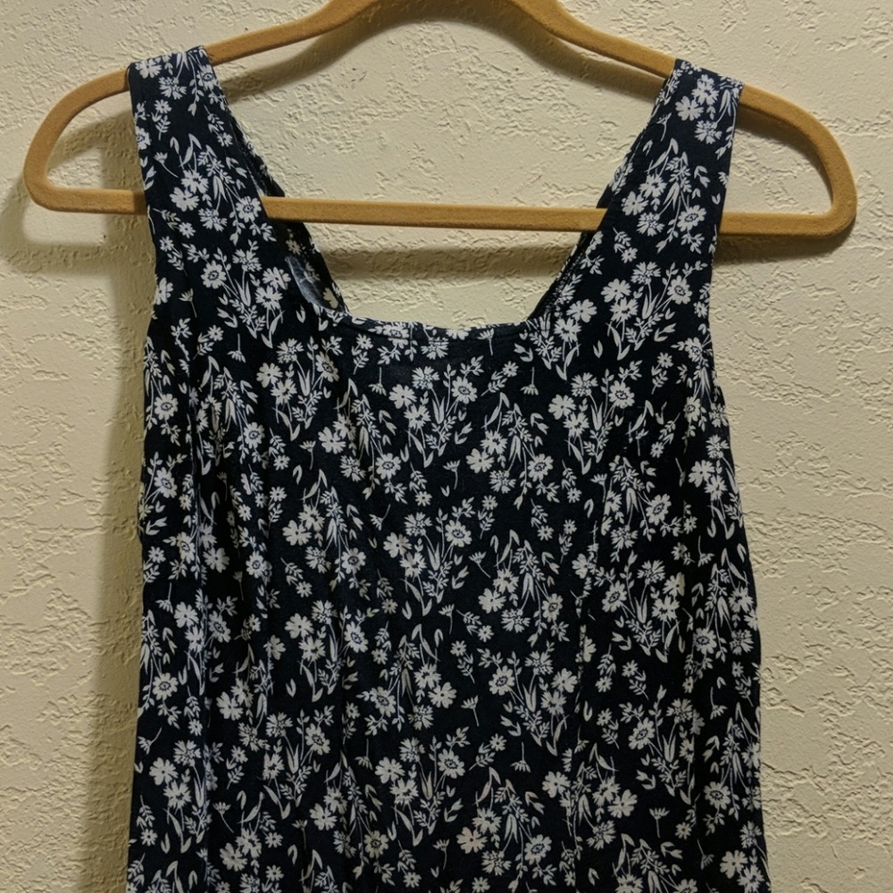 Floral mini dress with adjustable cinch